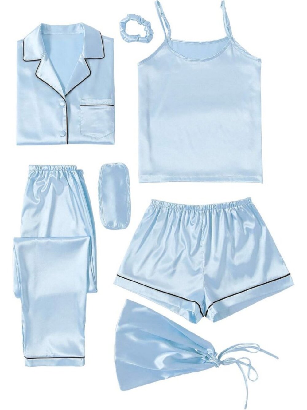 Silky Satin Pajama Set for Women | Luxurious Sleepwear & Loungewear Outfit